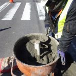 半田市内で低木撤去