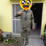 作業服の変更です。